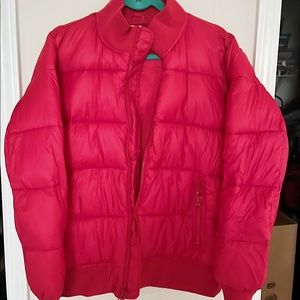 Red Puffer Jacket Womens Gap